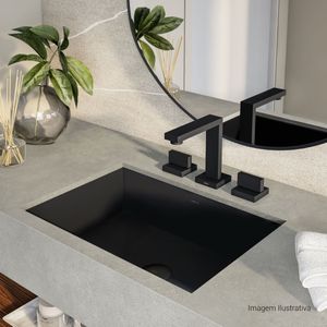 Misturador de Mesa Bica Alta para Lavatório Dream Black Matte