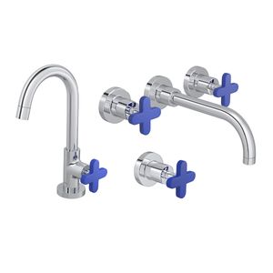Kit Capinhas Silicone para Misturador Disco com 3 Capas Azul