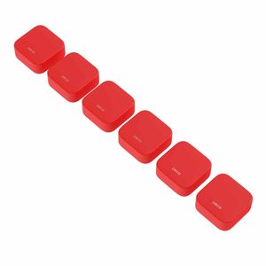 Kit Capinhas Silicone com 7 Capas para Acessório Pix Vermelho