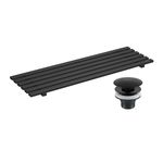 Kit-com-Grelha-Deca---Valvula-e-Conector-para-Cuba-Black-Matte---Deca---2013.BL.MT---Fundo-Branco-Produto-Principal-SKU-posicionada-na-diagonal-direita-ou-redondo-e-produto-fechado