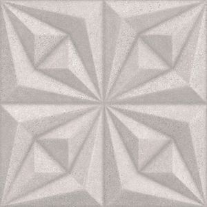 Azulejo Drapeado Beton Gr Acetinado - 60x60cm Retificado