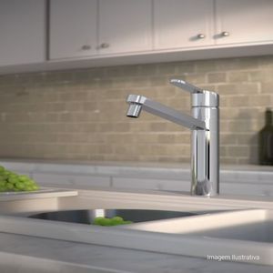 Misturador Monocomando Deca de Mesa para Cozinha Flex Plus Cromado