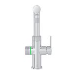 Misturador-Monocomando-Deca-para-Cozinha-com-Filtro-e-Agua-Gelada-com-Gas-220v-Cromado---Deca---2280.CR.CS.220---Fundo-Branco-Produto-com-item-complementar-posicionada-na-diagonal-esquerda