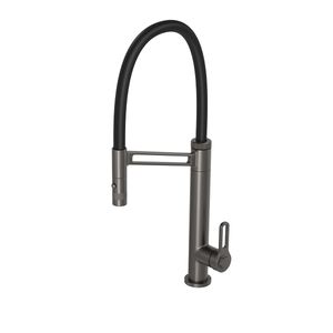 Misturador Monocomando de Mesa para Cozinha Dark Antracite