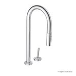 Misturador-Monocomando-Deca-de-Mesa-para-Cozinha-Sense-Cromado---Deca---2295.C.SNS---Fundo-Branco-Produto-com-item-complementar-posicionada-na-diagonal-direita-e-fechado-ou-produto-redondo