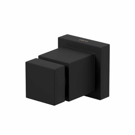 Acabamento para Registro de Pressão Até 1 com Mecanismo 1/2 Volta Cubo Black Matte