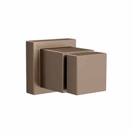 Acabamento para Registro de Pressão 1/2 e 3/4 com Mecanismo 1/2 Volta Cubo Corten