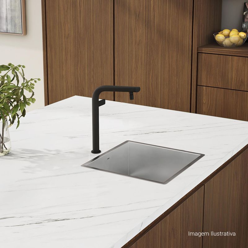 Cuba-de-Embutir-Deca-para-Cozinha-em-Inox40cm-Quadratta-Inox---Deca---CC.600.40.STD.INX---Ambientada-Com-Zoom-no-produto-pode-conter-2-ou-mais-produtos-diretamente-relacionados-e-acessorios-de-banheiros.