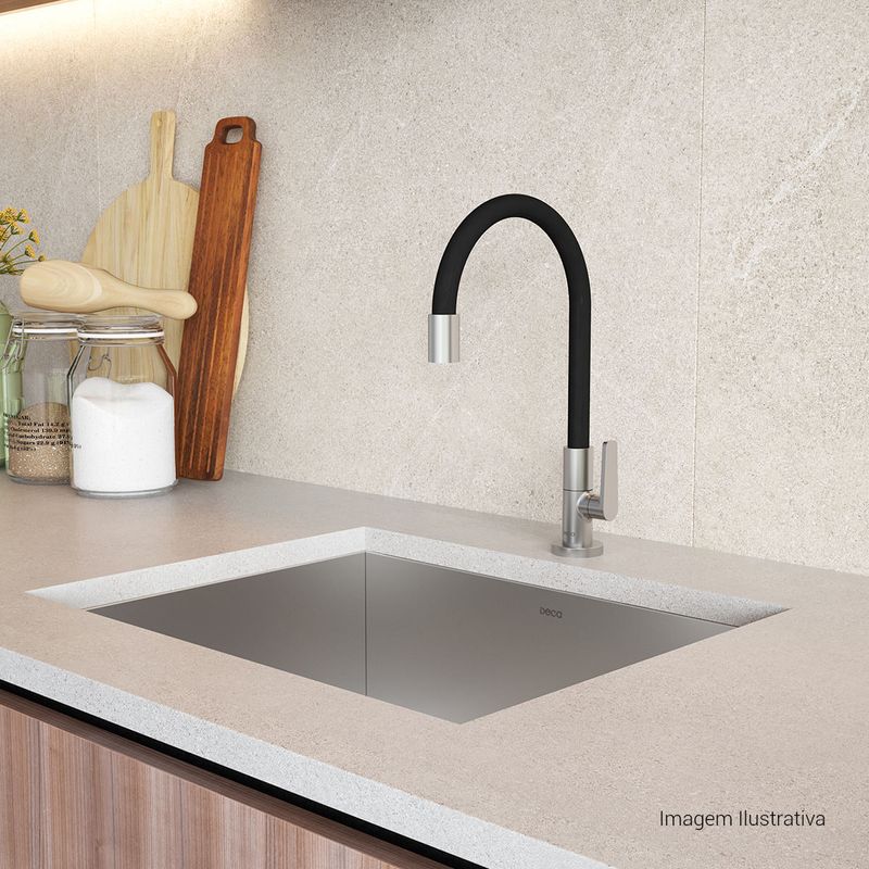Cuba-de-Embutir-Deca-para-Cozinha-em-Inox50cm-Quadratta-Inox---Deca---CC.600.50.STD.INX---Ambientada-Com-Zoom-no-produto-pode-conter-2-ou-mais-produtos-diretamente-relacionados-e-acessorios-de-banheiros.