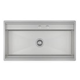 Cuba de Cozinha Retangular Funstation Deca Wish 90x50cm Inox