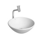 Deca-Kit-Cuba-L.155-Torneira-Link-Bica-Alta---Deca---KL.155.LNK.17---Fundo-Branco-Produto-com-item-complementar-posicionada-na-diagonal-direita-e-fechado-ou-produto-redondo