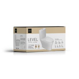 Kit Completo Deca Bacia com Caixa Acoplada Level Branco