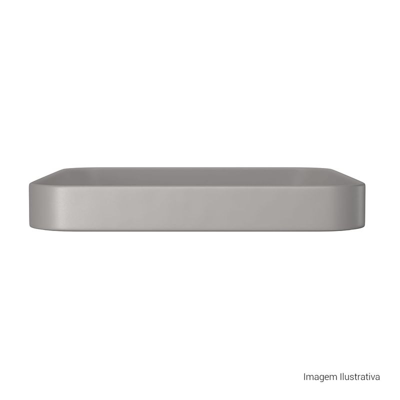 Cuba-de-Sobrepor-Deca-Quadrada-30cm-Soft-Antracite---Deca---L.21030.85---Fundo-Branco-Produto-com-item-complementar-posicionada-de-frete-e-reto