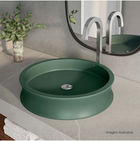 Cuba-de-Apoio-Deca-Redonda-Osvaldo-Tenorio-Kale-Green---Deca---L.316.42---Ambientada-Com-Zoom-no-produto-pode-conter-2-ou-mais-produtos-diretamente-relacionados-e-acessorios-de-banheiros.