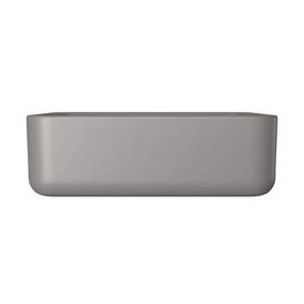 Cuba de Semi Encaixe com Deck Deca 40x40cm Soft Antracite Slim