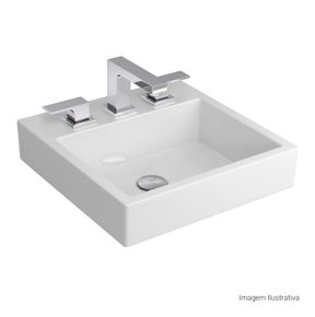 Cuba-de-Sobrepor-Deca-com-Mesa-Quadrada-Branco---Deca---L.735.17---Fundo-Branco-Produto-com-item-complementar-posicionada-na-diagonal-direita-e-fechado-ou-produto-redondo