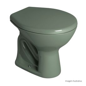 Bacia Sanitaria de Ceramica Convencional Izy  Verde
