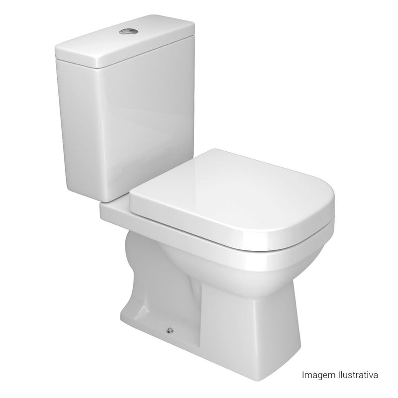 Bacia-para-Caixa-Acoplada-Deca-Quadra-Branco---Deca---P.210.17---Fundo-Branco-Produto-com-item-complementar-posicionada-na-diagonal-direita-e-fechado-ou-produto-redondo