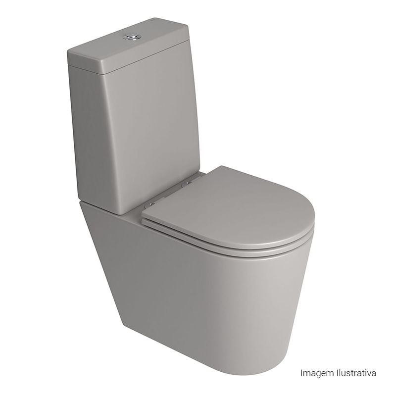 Bacia-para-Caixa-Acoplada-Deca-Lk-Soft-Antracite---Deca---P.230.85---Fundo-Branco-Produto-com-item-complementar-posicionada-na-diagonal-direita-e-fechado-ou-produto-redondo