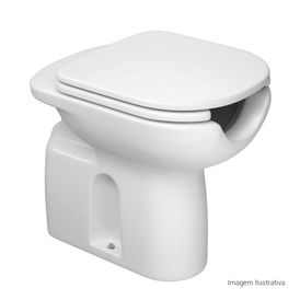 Bacia Convencional Deca Conforto com Abertura Frontal Vogue Plus Conforto Branco