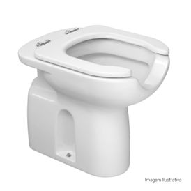 Bacia Convencional Deca Conforto com Abertura Frontal Vogue Plus Conforto Branco