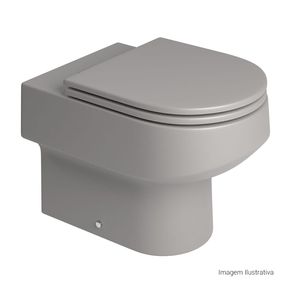 Bacia-Convencional-Deca-Carrara-Soft-Antracite---Deca---P.60.85---Fundo-Branco-Produto-com-item-complementar-posicionada-na-diagonal-direita-e-fechado-ou-produto-redondo