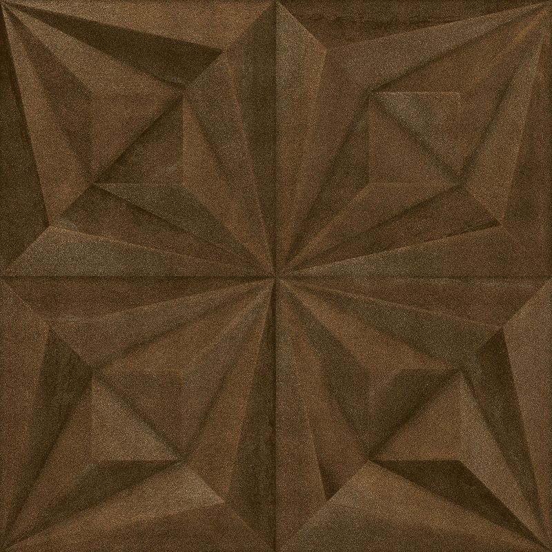 Ceramica-Metalico-Acetinado-60x60cm-Marrom---Ceusa-Drapeado-Corten-Retificado---Ceusa---5066073A---Fundo-Branco-Produto-com-item-complementar-Quadrado-ou-Horizontal