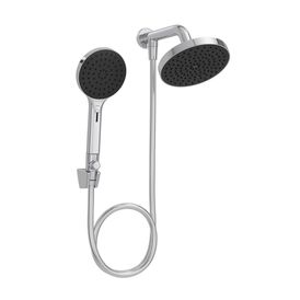Chuveiro Redondo de Parede com Desviador Cromado