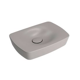 Cuba de Apoio Retangular Deca 50cm Soft Antracite Liquid