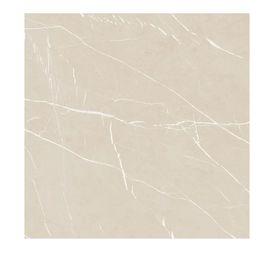 Porcelanato Acetinado Marmorizado 80x80cm Bege - Ceusa Escala Pulpis Esmaltado Retificado