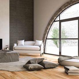 Porcelanato Acetinado Amadeirado 30x120cm Marrom - Ceusa Bricola Esmaltado Retificado