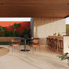 Porcelanato Pedra Hard 120x120cm Bege - Portinari Verona Be Esmaltado Retificado