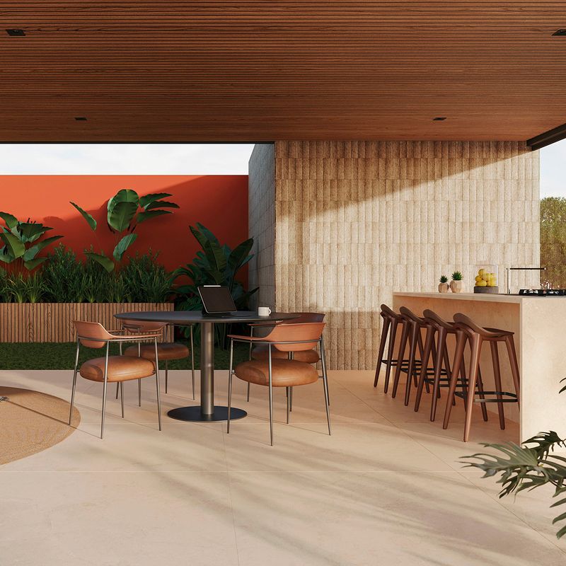 Porcelanato-Pedra-Hard-120x120cm-Bege---Portinari-Verona-Be-Esmaltado-Retificado---Portinari---6062743A---Ambientada-Ampla-