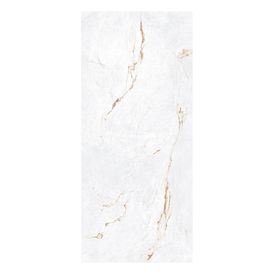 Porcelanato Marmorizado Acetinado 120x270cm Branco - Portinari Parana Gold Wh Act Dd Esmaltado Retificado