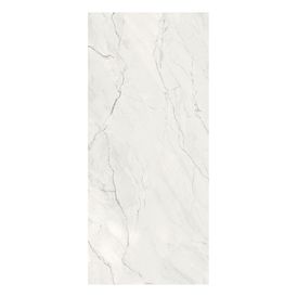 Porcelanato Marmorizado Acetinado 120x270 Branco - Portinari Luce Di Luna Serena Wh Act Dd Esmaltado Retificado