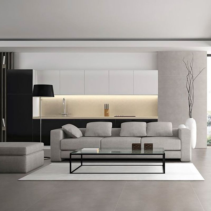Porcelanato-Acetinado-Cimenticio-60x60cm-Cinza---Portinari-York-Sgr-Esmaltado-Retificado---Portinari---6055990A---Ambientada-Ampla-