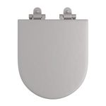 Assento de Poliéster Deca Slow Close Monocromático Soft Antracite AP237CZ85 Deca