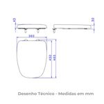 Assento Sanitário Termofixo Slow Close e Easy Clean AP81617 Branco Deca