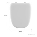 Assento Sanitário Termofixo Slow Close e Easy Clean AP81617 Branco Deca