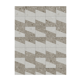 Porcelanato Pedra Natural 30x30cm Mix - Portinari Mc Caminho Line Nat Esmaltado Retificado