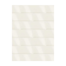 Porcelanato Monocromatico Lux 7,7x24cm Branco - Portinari Frame Ofw Esmaltado Bold