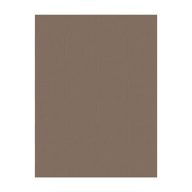 Porcelanato Monocromatico Natural 7,7x24cm Marrom - Portinari Harmonia Brick Bw Nat Esmaltado Bold