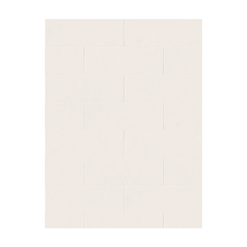Porcelanato Monocromatico Natural 7,7x24cm Branco - Portinari Harmonia Brick Ofw Nat Esmaltado Bold