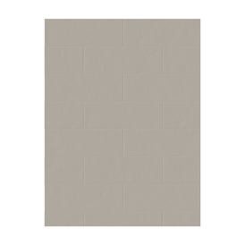 Porcelanato Monocromatico Natural 7,7x24cm Cinza - Portinari Harmonia Brick Sgr Nat Esmaltado Bold