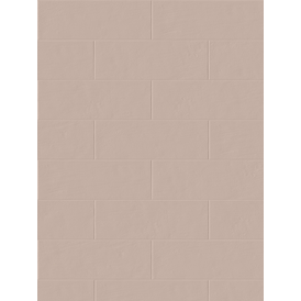 Porcelanato Monocromatico Natural 7,7x24cm Rosa - Portinari Harmonia Brick Spk Nat Esmaltado Bold