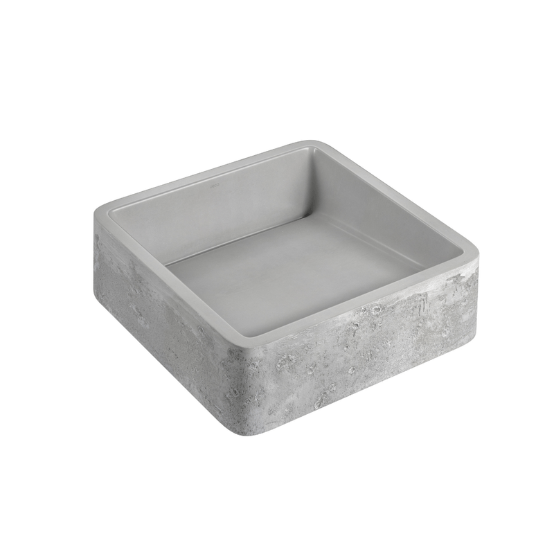 Cuba de Apoio Deca Quadrada Cimentícia Chumbo - L.11040.Etr.63-1771207979580