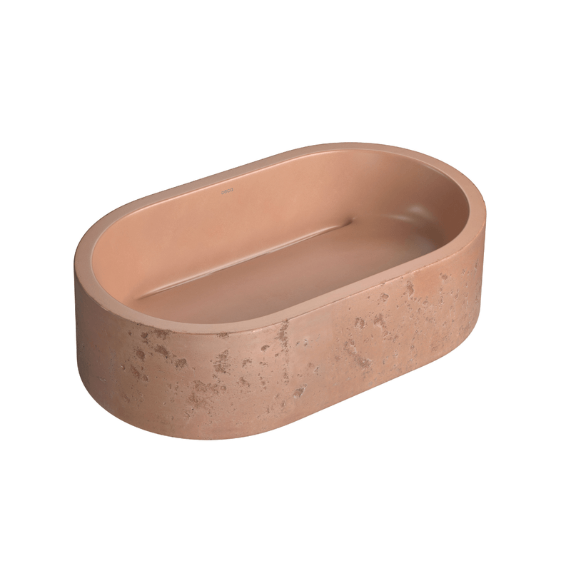 Cuba de Apoio Deca Oblonga Cimentícia Terracota - L.14050.Etr.66-1771209020999