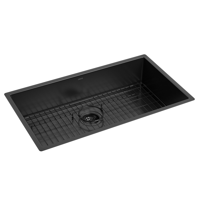 Cuba de Cozinha Retangular 74x40cm Black Matte - Cc.670.75.Blmt-1771291191539