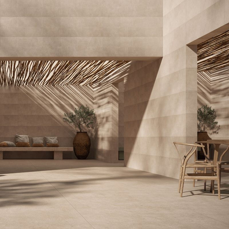 Porcelanato Cimentício Matte 40x120cm Marrom - Portinari Argilas Decor Tp Matte Esmaltado Retificado-1772041261602