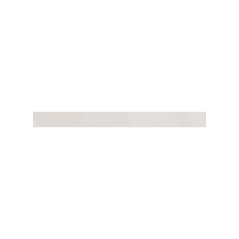 Porcelanato Monocromático Natural 1,3x15cm Branco - Portinari Borda Mini Mood Wh Nat Esmaltado Retificado - 6063358a-1771367936668